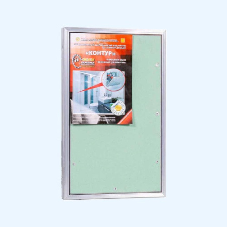 КР 25х40 КОНТУР 2.0 Люк под плитку со съемной дверцей и нажимным замком